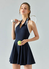 Polo Tennis Dresses with Built-in Shorts