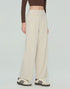 High Waist Straight Leg Pants Casual Trousers with Pocket