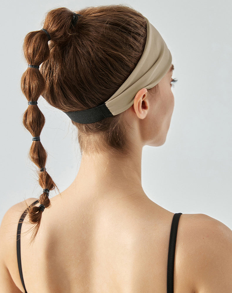 Wide Elastic Soft Sports Headband
