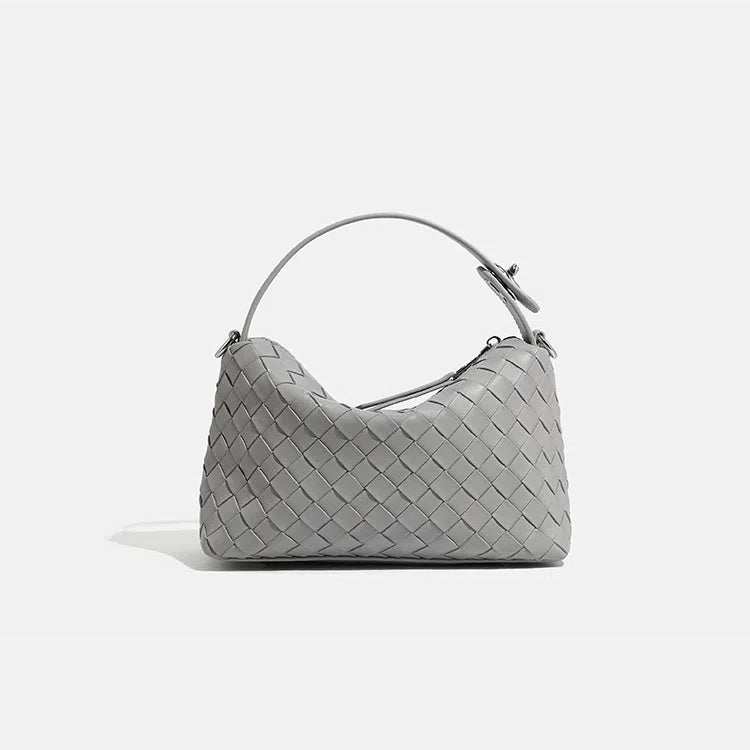 Woven Leather Tote Bag | Elegant &amp; Spacious for Daily Use