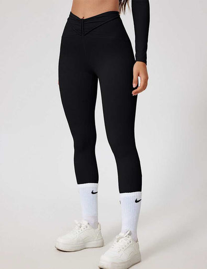 V Shape High Waist Yoga Leggings | Perfect for Sport, Gym and Workouts