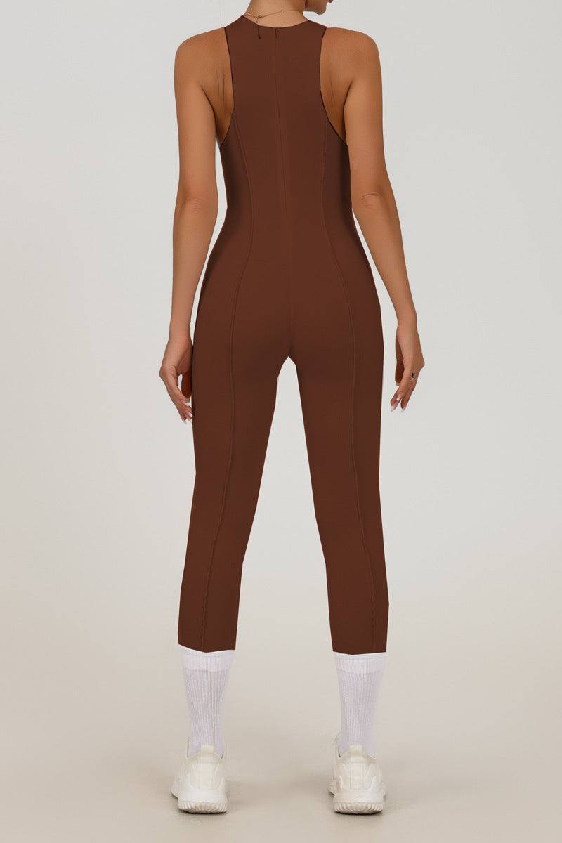 Sleeveless One Piece Yoga Bodysuit | Sleek Design for Optimal Movement