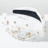 Ocean Element Headband with Diamonds Shells Pearls Starfish