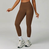 V Back High Waist Biker Legging
