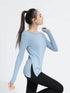 Long Sleeve Ribbed Sports T-Shirts