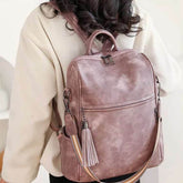 Elegant PU Leather Backpack