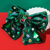 Christmas Bowknot Hair Clips