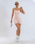 Adjustable Strap Romper Tummy Control Shorts Jumpsuit