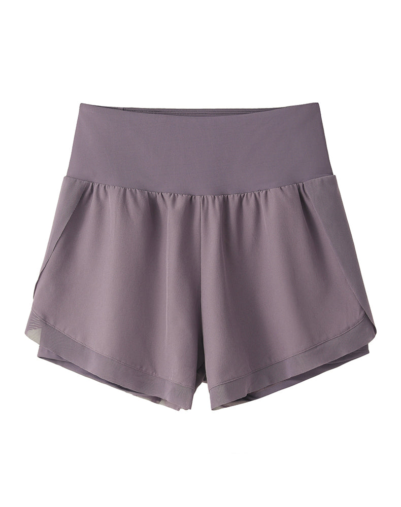 High Waisted Athletic Running Shorts with Pockets
