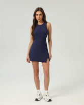 Sleeveless Tennis Athletic Dress with Short