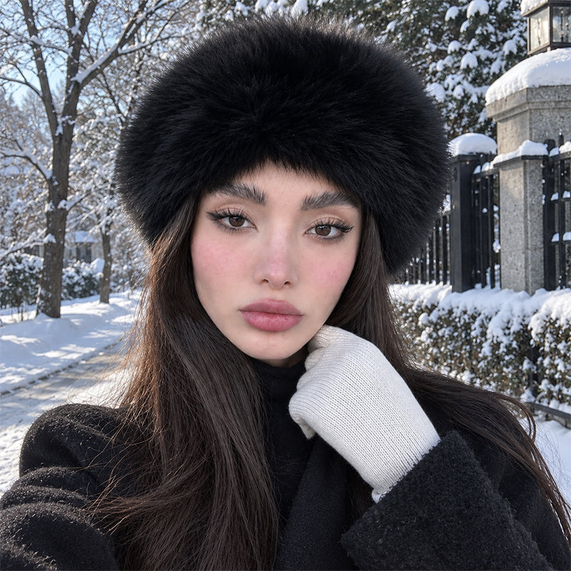 Faux Fur Elastic Ear Warmer Head Band