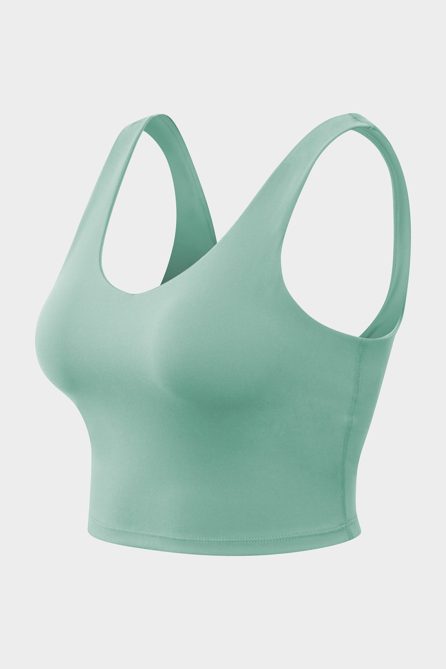 Longline Crop Tops with Built-in Bra - Stylish &amp; Supportive Tops