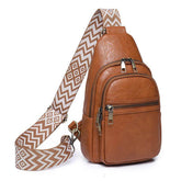 Retro PU Leather Crossbody Bag