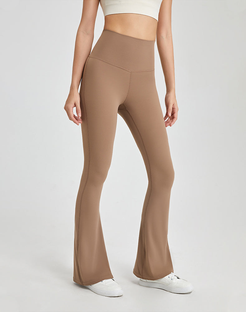 Cross Back Yoga Flare Leggings
