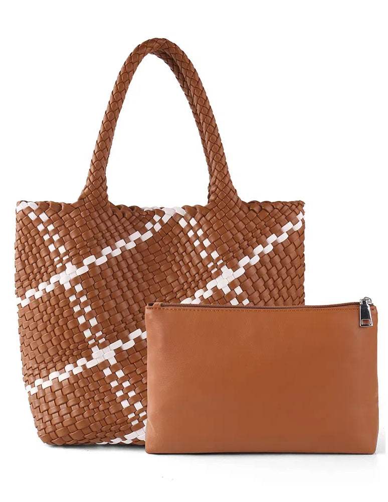 Large Capacity Handmade Woven Tote Bag | Perfect for Daily Essentials