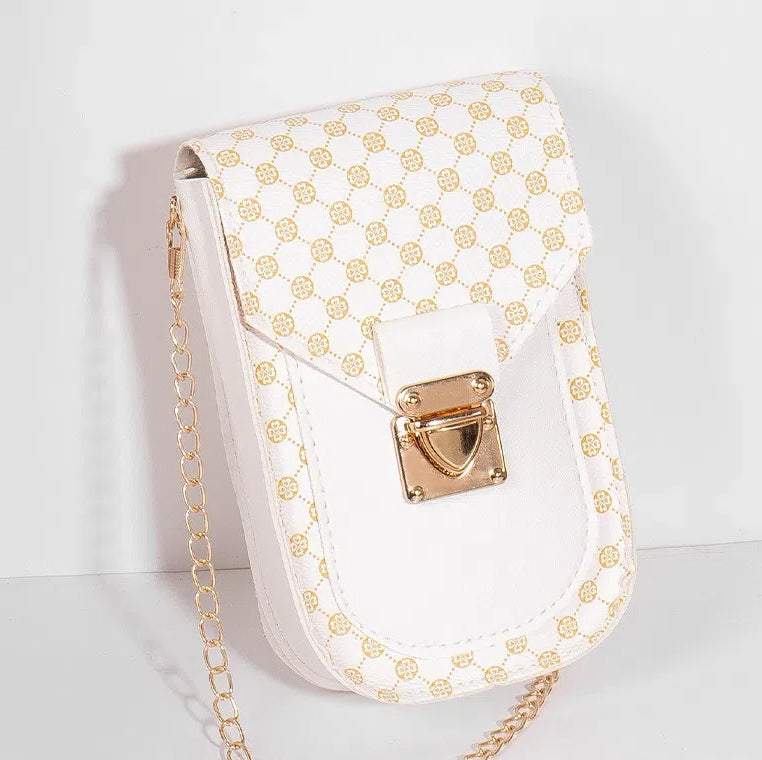 Geometric Pattern Crossbody Phone Bag | Stylish and Functional Design