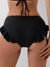 High Waist Ruffle Bikini Bottom