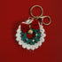 Handmade Woven Garland Keychain Crochet Christmas Pendants
