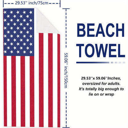 American Flag Beach Towel