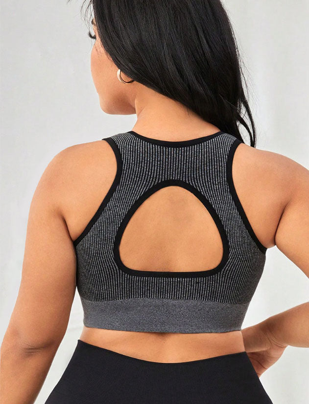 Plus Size U Neck Sports Bra