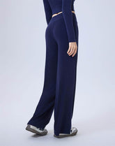 High Waist Wide Leg Pants Lounge Sweatpants with Drawstring