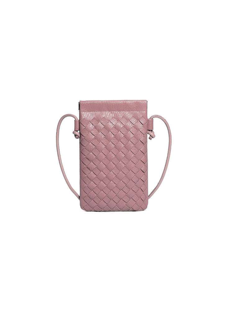 PU Leather Simple Woven Crossbody Bag | Perfect for Casual &amp; Every Day