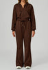 Sport Set with Long Sleeve Hoodie Jacket and Lounge Pant