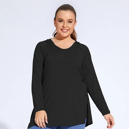 Plus Size Long Sleeve Hoodie