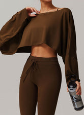 Long Sleeve Crop Top T-Shirts