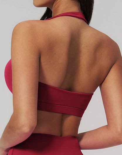 Halter Square Neck Sports Bra