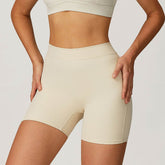 No Front Seam High Waist Yoga Shorts
