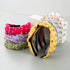 Wide Beaded Embellished Crystal Knotted Headband -