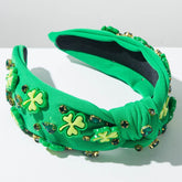 Clover Headband for Saint Patrick&