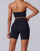 Halter Sports Tank Crop Tops with Removable Bra Pad