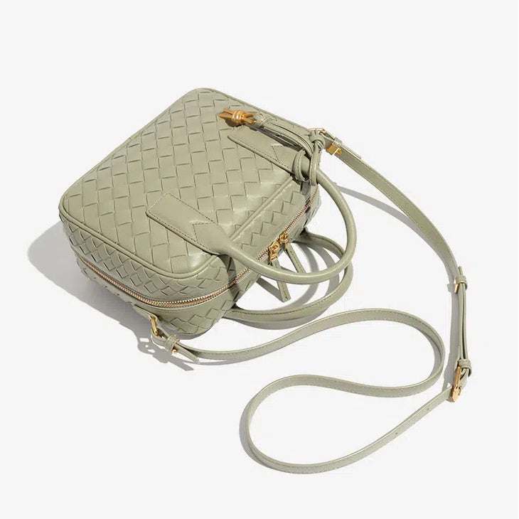 PU Leather Woven Handbag | Elegant &amp; Durable Everyday Essential