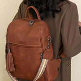 Elegant PU Leather Backpack