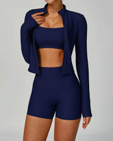 Long Sleeve Full Zip Running Jacket