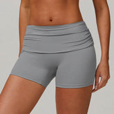 Flip Fold High Waist Tummy Yoga Shorts