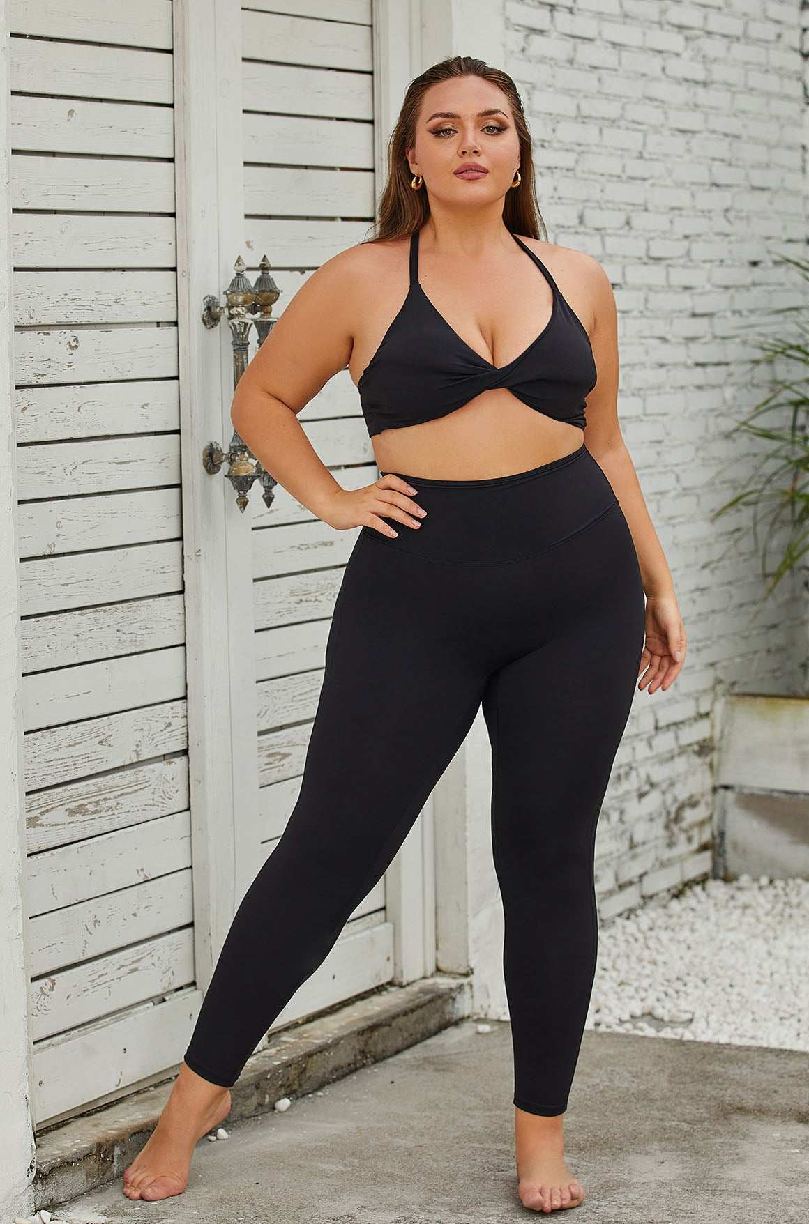 Plus Size Workout Sets With Sports Bra and Leggings | Perfect for Yoga