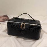 Large PU Leather Travel Cosmetic Bag