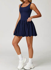 Athletic Tennis Dress With Pocket