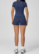 Sports Wear with Short Sleeve T-Shirt and Shorts
