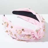 Ocean Element Headband with Diamonds Shells Pearls Starfish