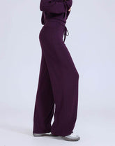 High Waist Wide Leg Pants Lounge Sweatpants with Drawstring