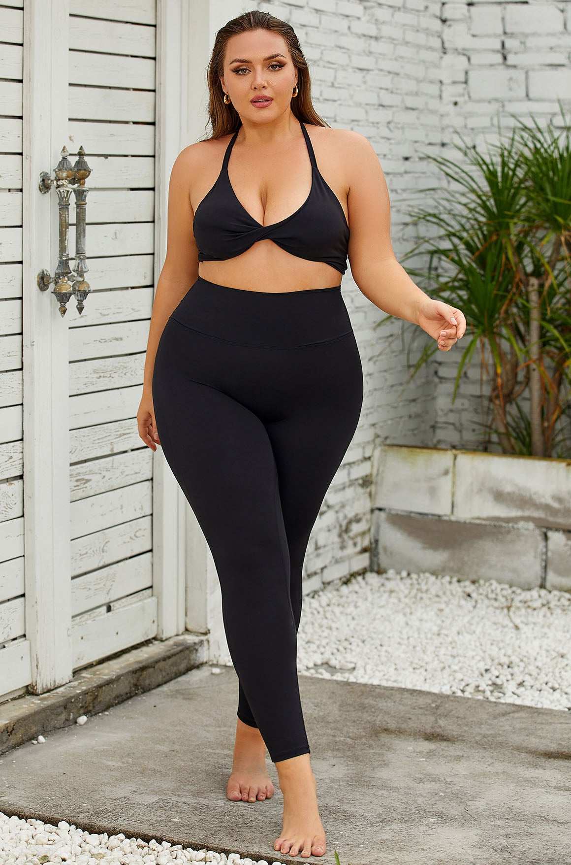 Plus Size Workout Sets With Sports Bra and Leggings | Perfect for Yoga