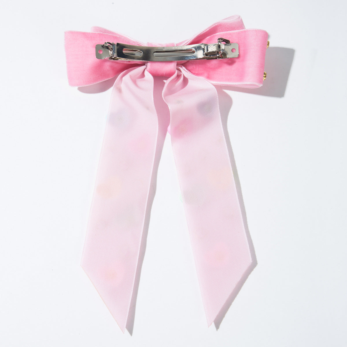 Sweet Bow Clips with Love Letter and Rhinestone for Valentine&