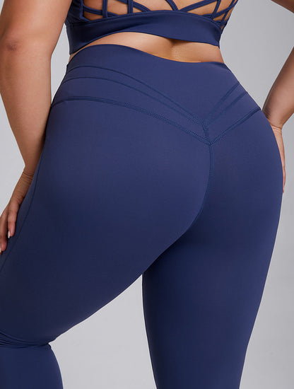 Plus Size High Waist Tummy Control Yoga Leggings