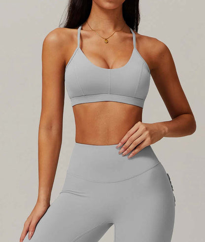 Fashion Y-Shaped Back Sports Bra | Trendy and Functional Activewear