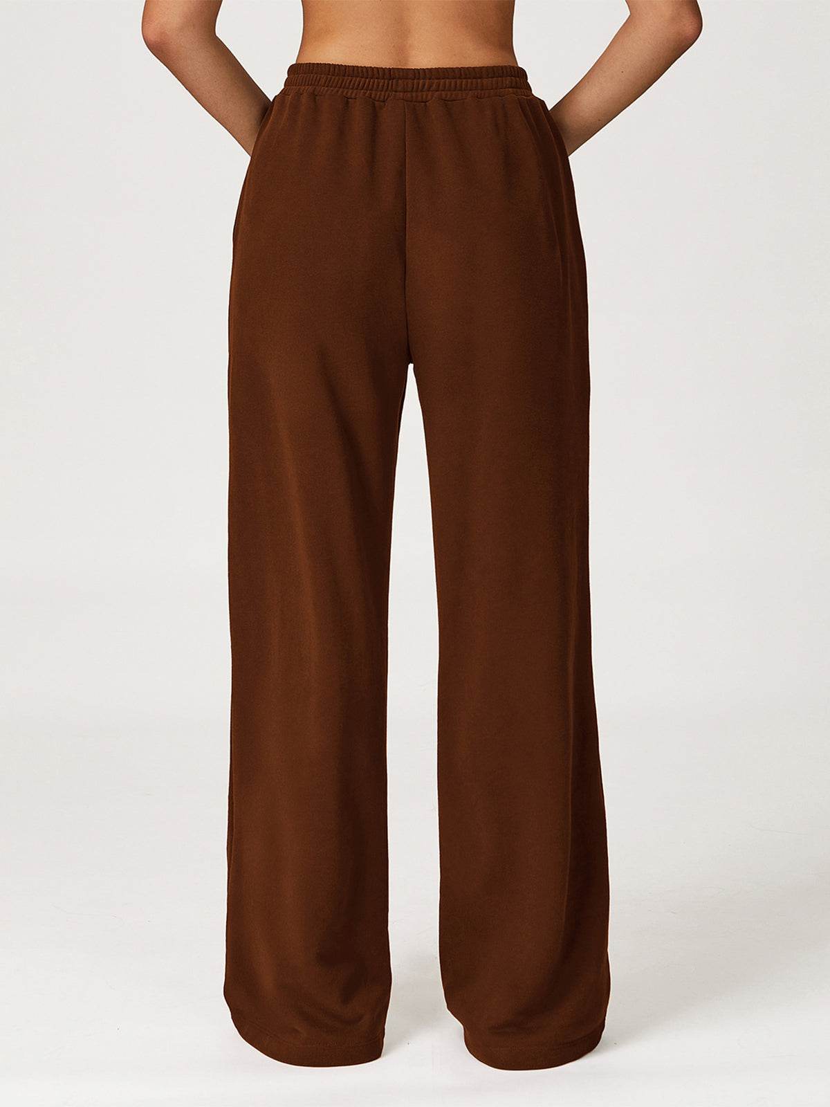 Wide Leg Sweatpant Baggy Straight Leg Sweat Pant with Pocket