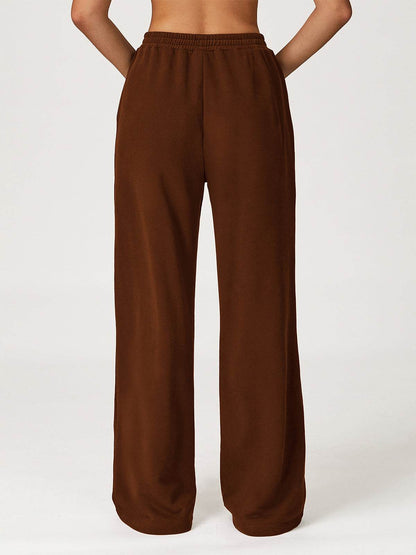 Wide Leg Sweatpant Baggy Straight Leg Sweat Pant with Pocket